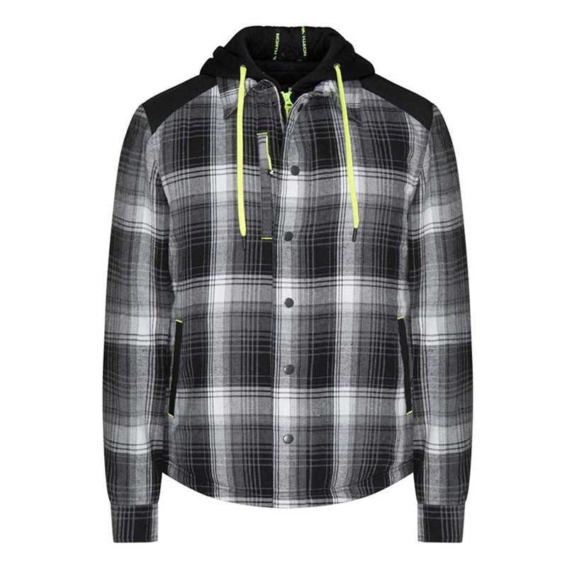 NORTH WAYS Graf work overshirt Black/Size: S