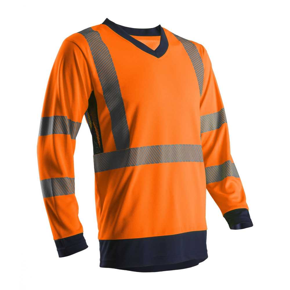 SOMO high visibility t-shirt long sleeves navy orange size XL COVERGUARD 5SOM17R0XL