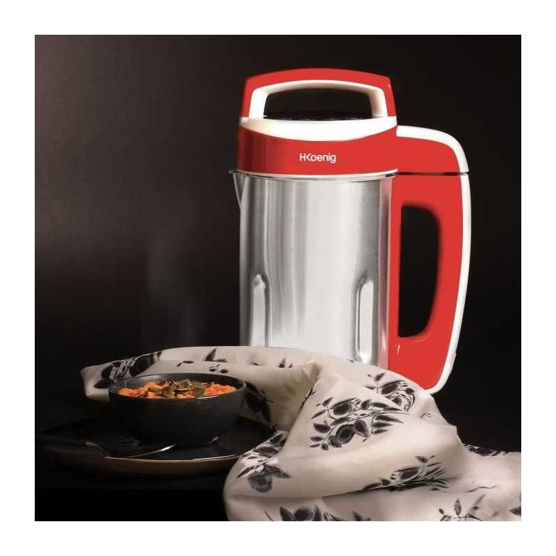Batidora con calefacción - H.Koenig - MXC18 - 850 W - 1,1 L - Acero inoxidable - 2 programas de cocción