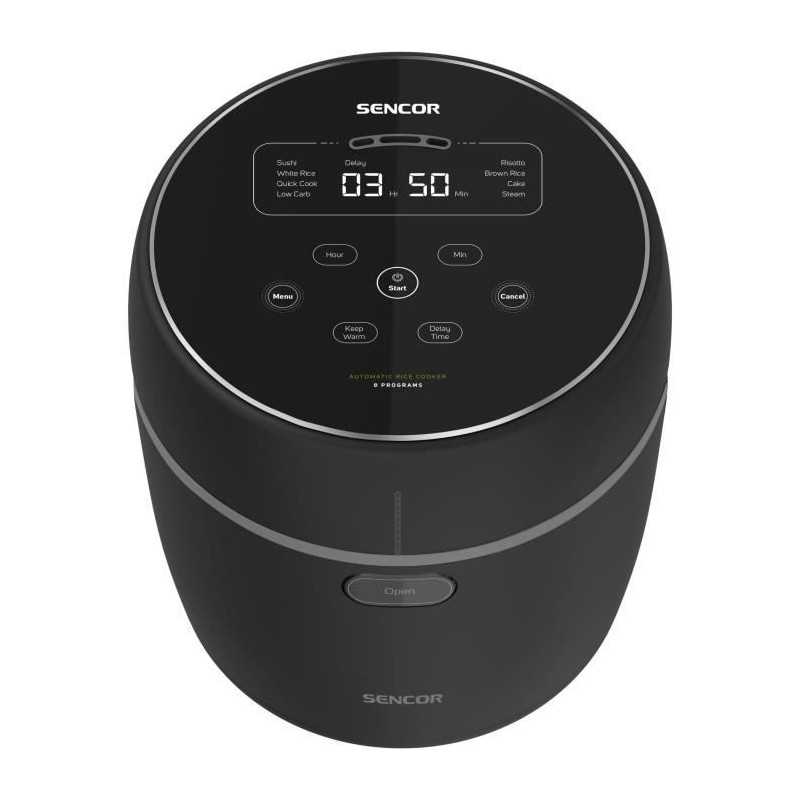 Olla arrocera - SENCOR - SRM 0671BK - 350 W - 0,6 L - Negra