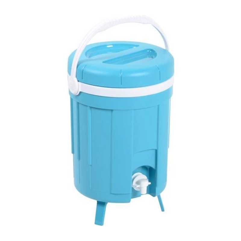 EDA PLASTIC Iceberg insulated fountain - Thermoformed insulating shell - Turquoise blue - 8 L