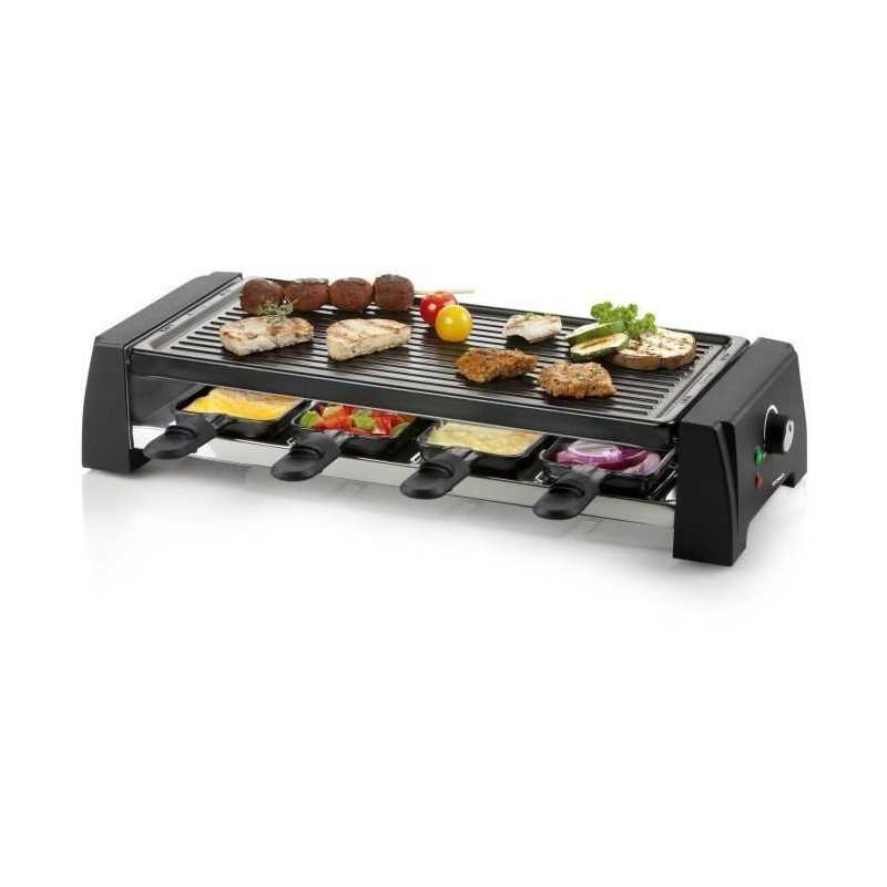 DOMO DO9189G Raclette para 8 personas - Negra