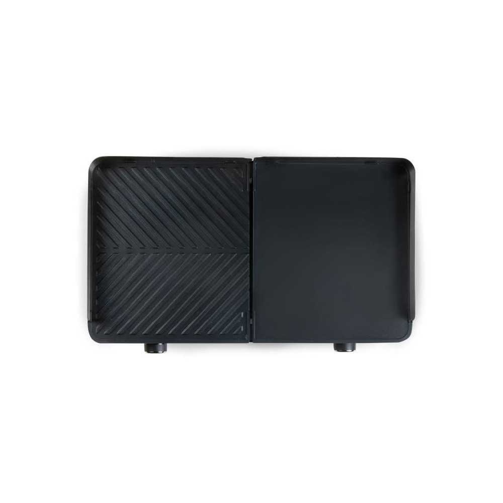 Parrilla de mesa Genius - DOMO - DO9259G - 2 zonas de cocción - Termostato regulable - 2400 W