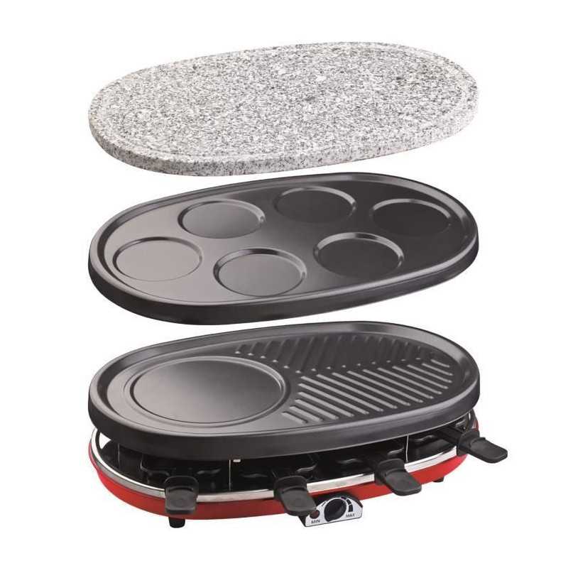 H.KoeNIG RP418 Raclette machine for 8 people - Red