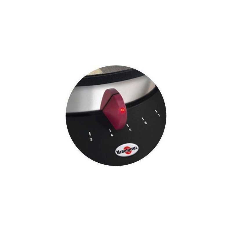 Krampouz Diabolo CEBPF2BO - Crepe maker - 1250 W - Black