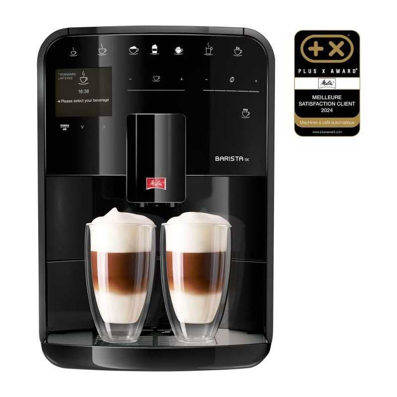 Cafetera automática con molinillo - MELITTA - Barista SE F830-003 - 1450 W - Negra