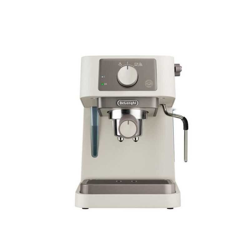 Cafetera espresso - DELONGHI - STILOSA EC235.CR - Bomba individual - Hervidor de acero inoxidable - Compatible con ESE - Boquilla de vapor - Acabado crema