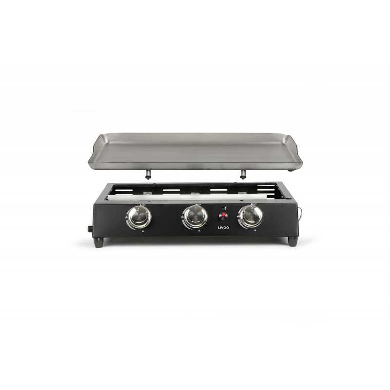 Plancha Livoo Plancha a gas en acero inoxidable