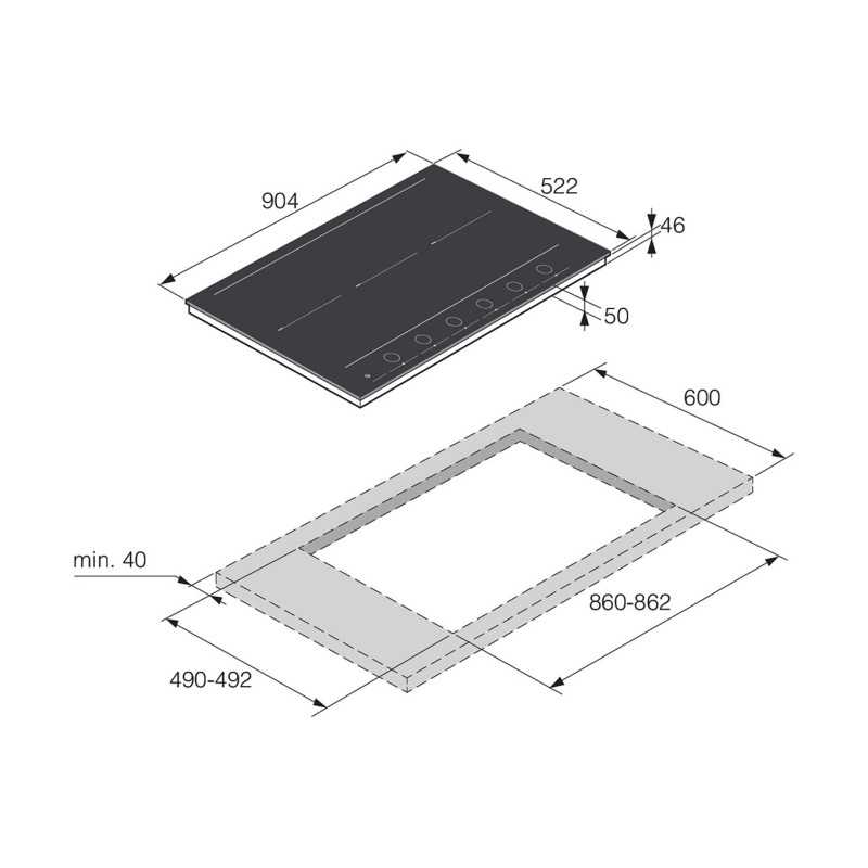 Asko HID956MC induction hob