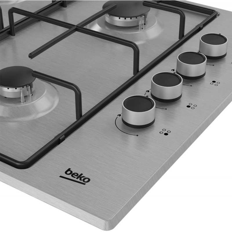BEKO gas hob 61cm, HIGG64123SX
