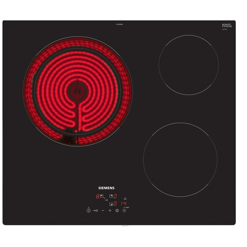 Placa vitrocerámica SIEMENS, ET61RBKB8E