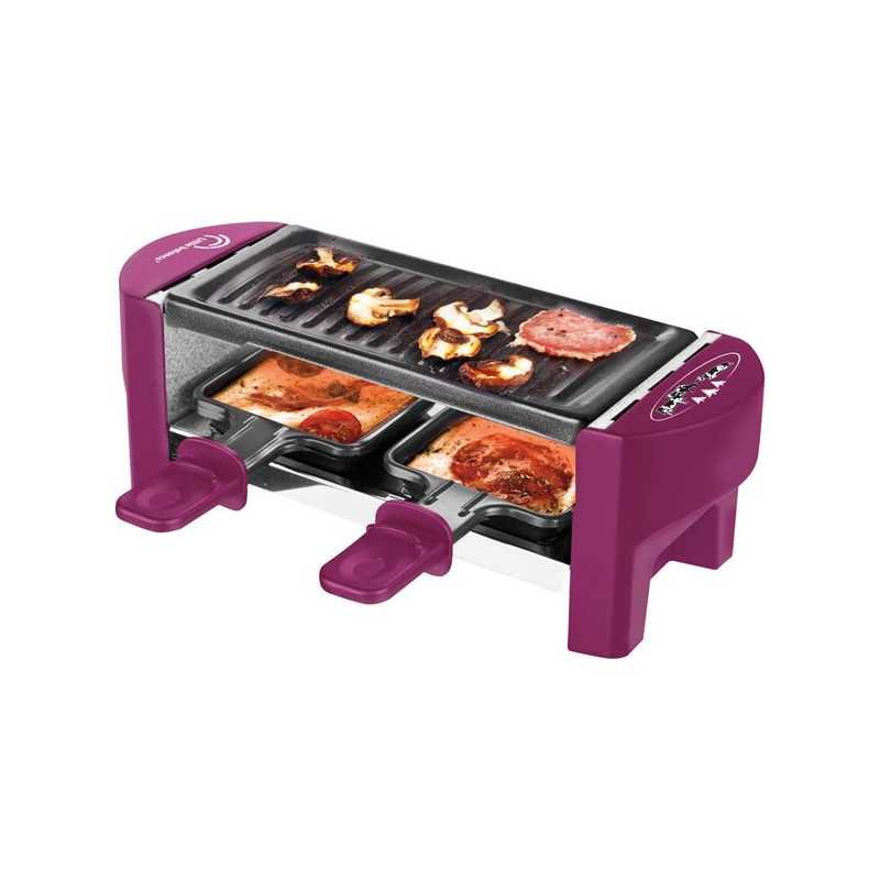 RACLETTE 2P 350W MOUUUUH CIRUELA LITTLE BALANCE - 8615