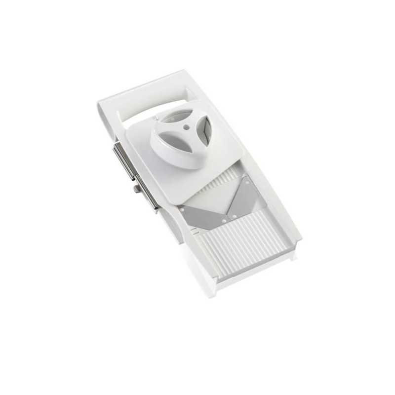 Universal grater 4+1 - LEIFHEIT - ComfortLine 23170 - Multifunction with 5 interchangeable grids - Stainless steel - Bla