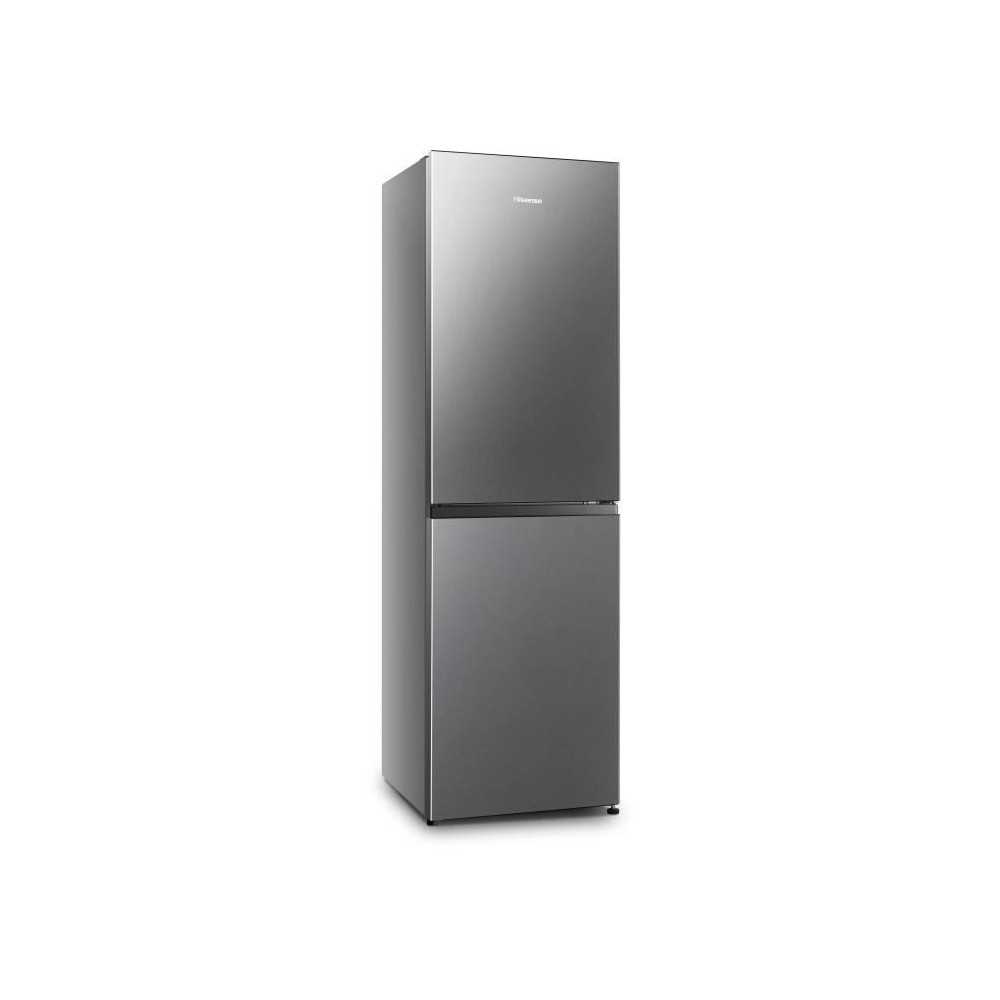 Combination refrigerator - HISENSE - RB327N4ADD - 2 doors - 256 L - No Frost - Silver - L 55 x 55.7 x H 182.4 cm