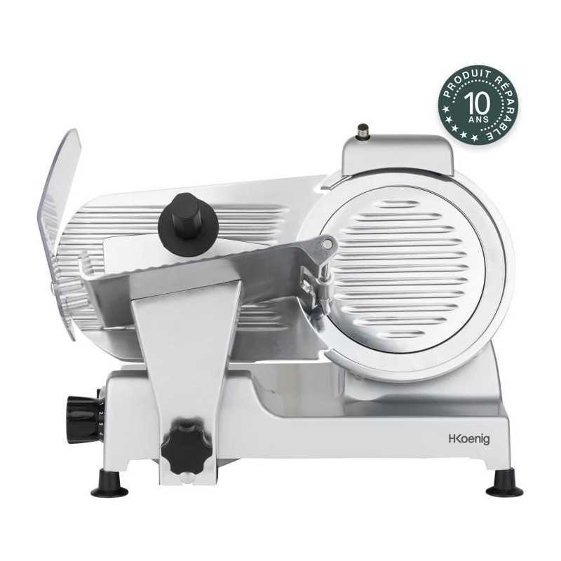 Meat slicer - H.Koenig - MSX220 - 240 W - Blade 220 mm - Adjustable thickness 0-12 mm