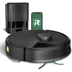 Robot vacuum cleaner - IROBOT - Roomba 105 Combo - 2h - 7000 Pa - 400 ml - Black