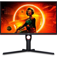PC screen - AOC - 25G3ZM/BK - 24.5 VA FHD 0.5ms 240Hz HDMI DisplayPort Pivot Height adjustable Adaptive Sync